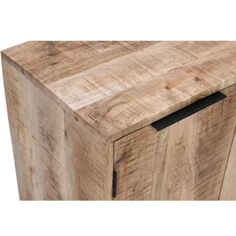 Jaipuri Solid Mango Wood Drinks Cabinet & Sideboard | Home Bar Storage – Oakvello