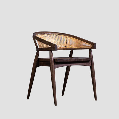 Luca Solid Wood Armchair | Premium Accent Chair for Living Room – Oakvello