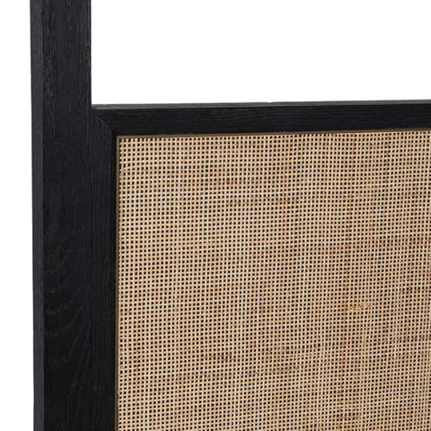 Lucia Solid Wood Rattan 4-Poster Bed | Handcrafted Luxury Bedroom Furniture – Oakvello