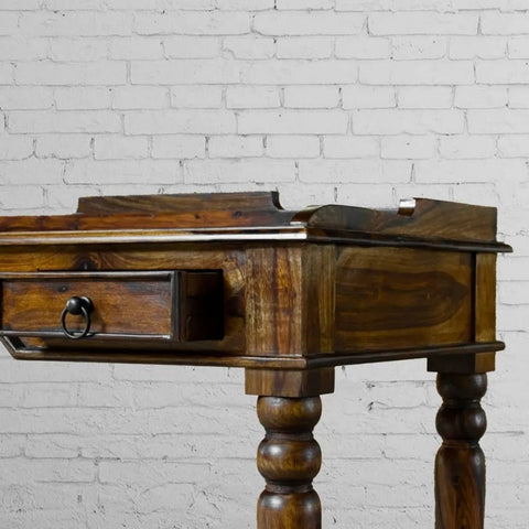 Solid Sheesham Wood Study Table | Home Office Writing Desk – Oakvello