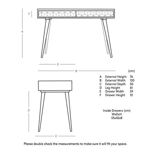 Juno Cube Solid Wood Study Table | Compact Home Office Writing Desk – Oakvello