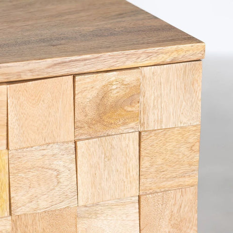 Jaralson Solid Mango Wood Sideboard | Living Room Storage Cabinet – Oakvello