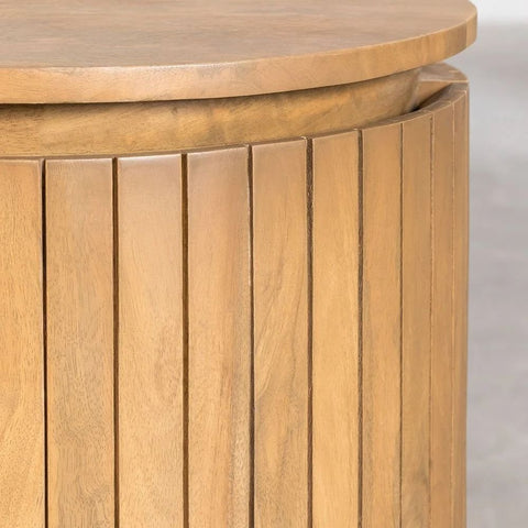 Analis Solid Mango Wood Sideboard | Living Room Storage Cabinet – Oakvello