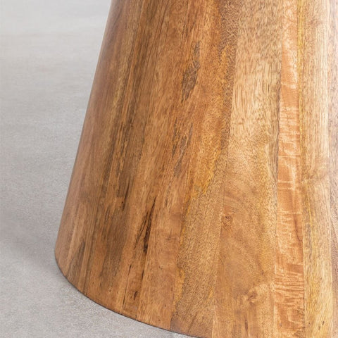 Weymar 120cm Round Solid Mango Wood Dining Table | Kitchen Furniture – Oakvello