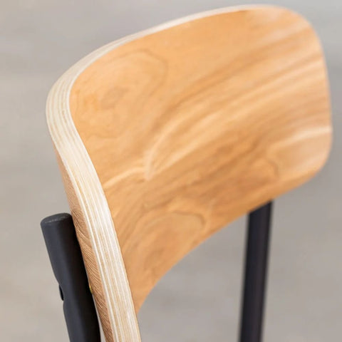 Wilpier Stackable Solid Wood Dining Chair | Space-Saving Kitchen Seating – Oakvello