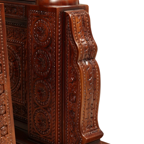 The Hindola Grand – Handcrafted Solid Wood Royal Swing with Brass Accents
