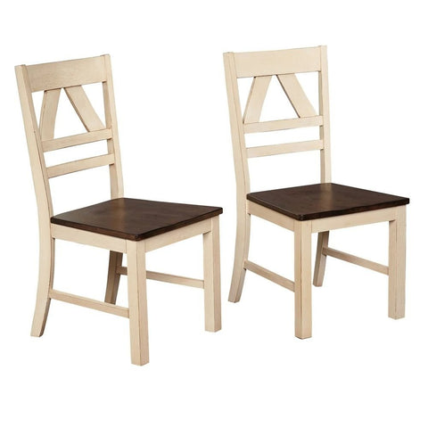 Solid Wood Dining Chair Set of 2 | Stylish Kitchen Seating – Oakvello