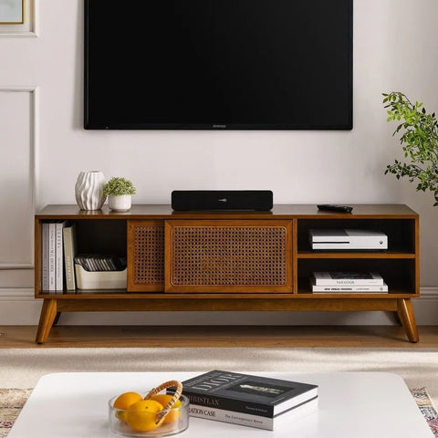 Walnut Solid Wood Desk with Cord Management | Home Office Furniture – Oakvello