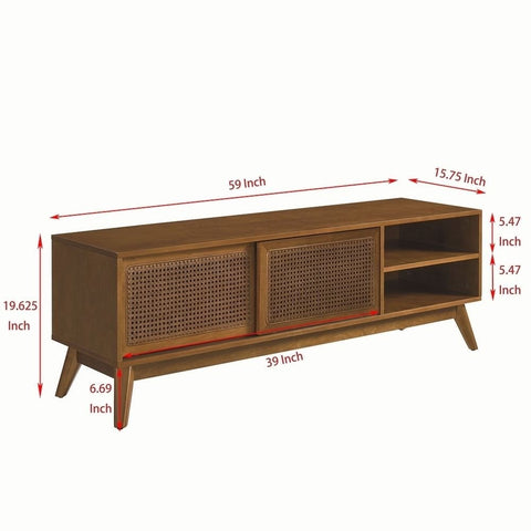 Walnut Solid Wood Desk with Cord Management | Home Office Furniture – Oakvello
