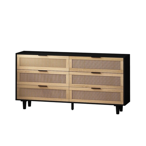 Black Solid Wood Storage Cabinet | Bedroom Furniture – Oakvello