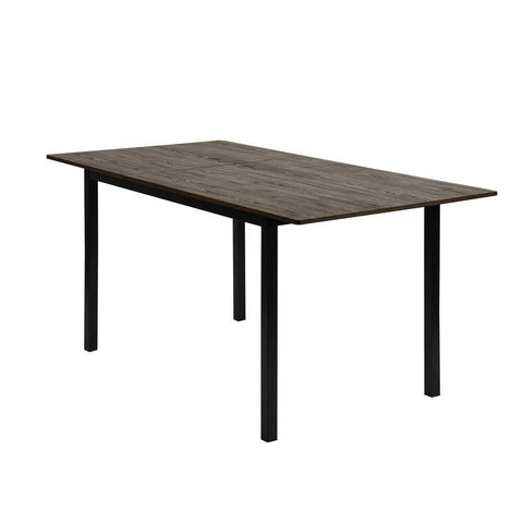 Solid Wood & Metal Dining Table | Industrial Kitchen & Dining Furniture – Oakvello