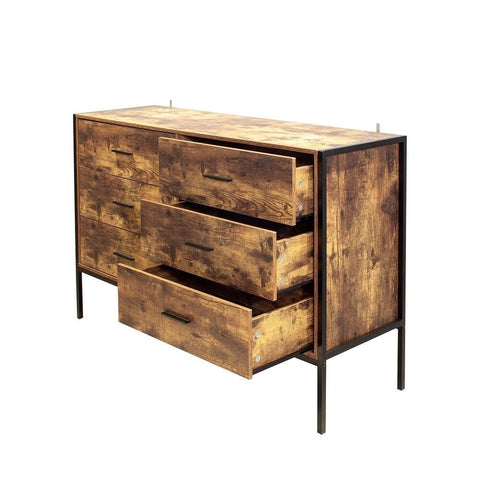 Solid Wood 6-Drawer Cabinet | Bedroom & Living Room Storage Furniture – Oakvello