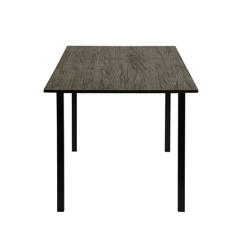 Solid Wood & Metal Dining Table | Industrial Kitchen & Dining Furniture – Oakvello