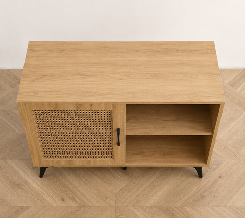 Modern Solid Wood Shoe Storage Cabinet | Entryway Hallway Furniture – Oakvello
