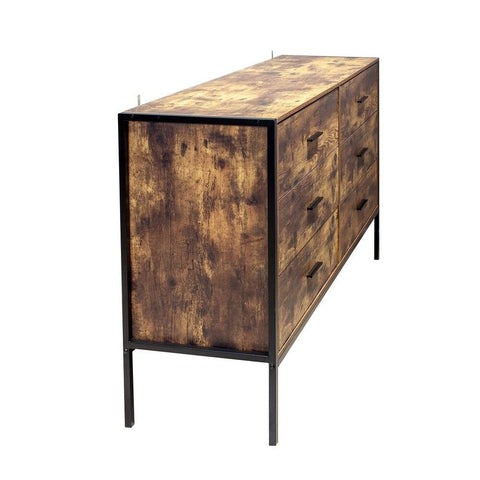 Solid Wood 6-Drawer Cabinet | Bedroom & Living Room Storage Furniture – Oakvello