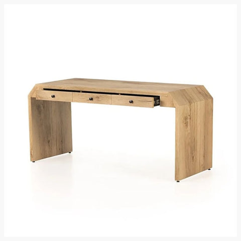 Frasier Solid Wood Study Table | Stylish Home Office Writing Desk – Oakvello