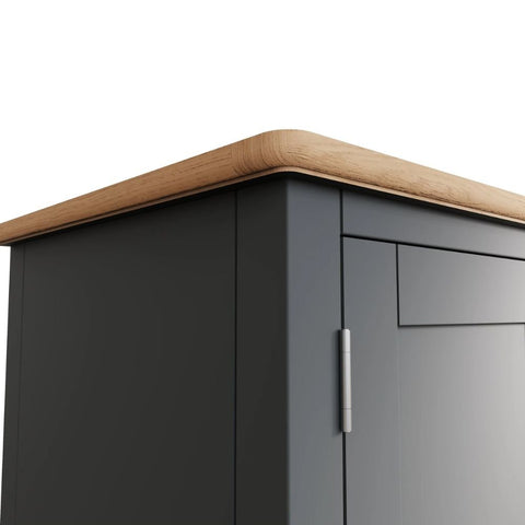 Solid Wood 2-Door Full Hanging Wardrobe | Bedroom Storage Furniture – Oakvello