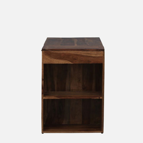 Teak Finish Solid Sheesham Wood Study Table | Home Office Writing Desk – Oakvello