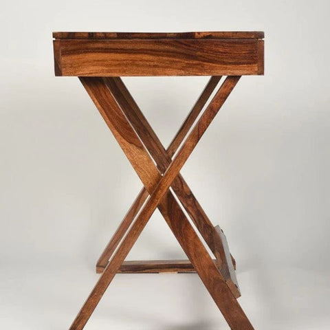 Viha Solid Mango Wood Study Table | Home Office Writing Desk – Oakvello