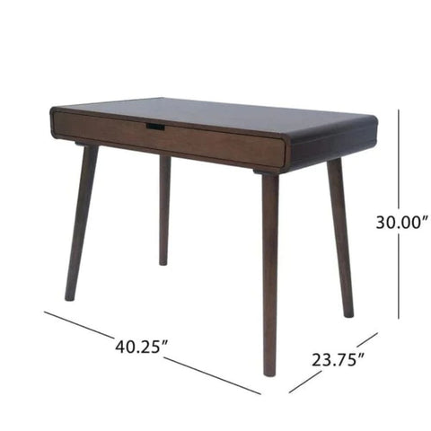 Solid Teak Wood Study Table | Home Office Writing Desk – Oakvello