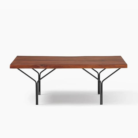 Solid Wood Live Edge Coffee Table | Natural Slab Living Room Furniture – Oakvello