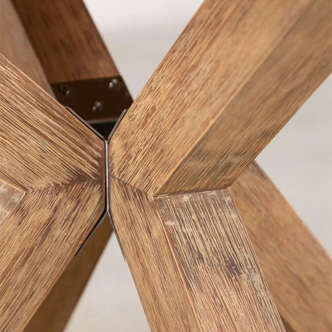 Naele Round Solid Wood Dining Table | Kitchen & Dining Furniture – Oakvello