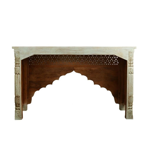 Green Solid Wood Console Table | Bold Entryway & Hallway Furniture – Oakvello