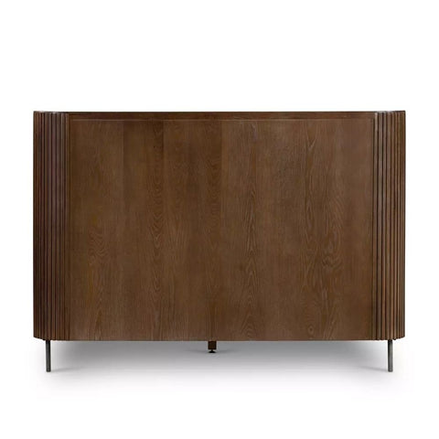 Ajmeri Fletcher Solid Wood Bed | Premium Handcrafted Bedroom Furniture – Oakvello