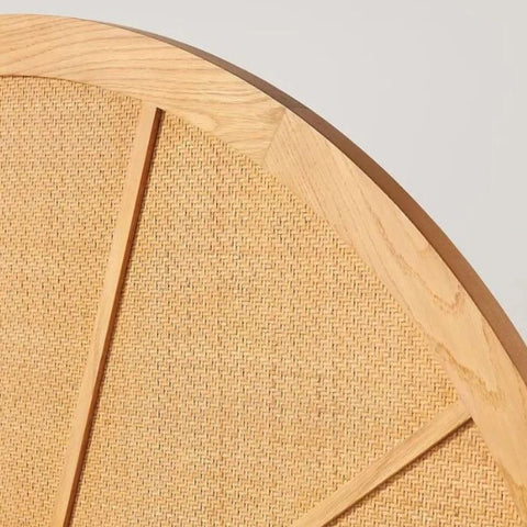 Cane & Solid Wood Bed | Handcrafted Rattan Bedroom Furniture – Oakvello
