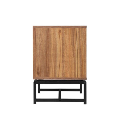 Solid Wood Accent Bedside Table | Stylish Bedroom Nightstand – Oakvello