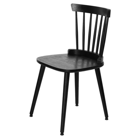 Solid Wood Windsor Dining Chair | Classic Kitchen Seating – Oakvello