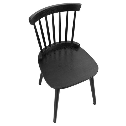 Solid Wood Windsor Dining Chair | Classic Kitchen Seating – Oakvello