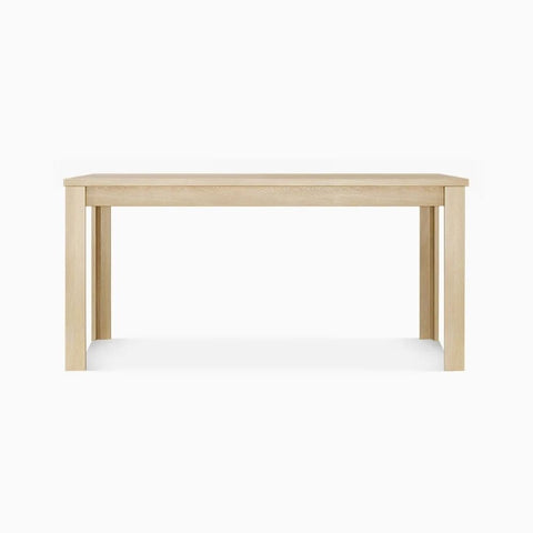 Natural Rectangular Solid Wood Dining Table | Seats 6-8 | Kitchen Furniture – Oakvello