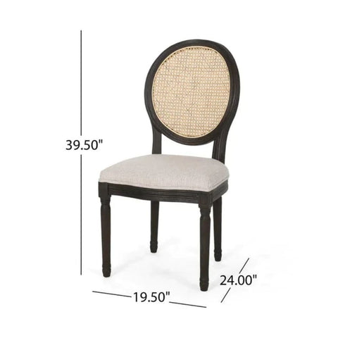 Jodhpuri Unique Dining Chair Set of 2 | Handcrafted Solid Wood Seating – Oakvello