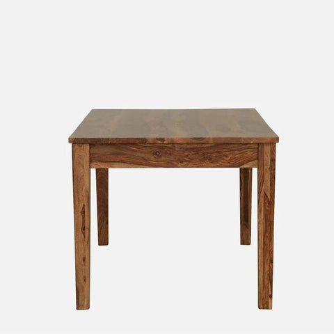 6-Seater Solid Sheesham Wood Dining Set with Bench | Rustic Teak Finish – Oakvello