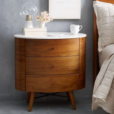 3-Drawer Solid Wood Dresser | Bedroom Storage Chest – Oakvello