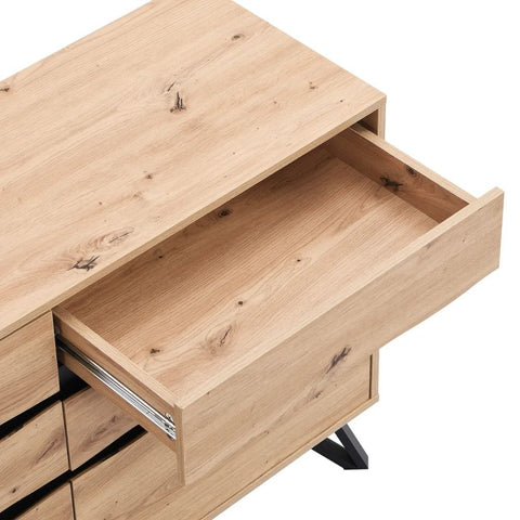 6-Drawer Chest of Drawers | Large Solid Wood Bedroom Dresser – Oakvello