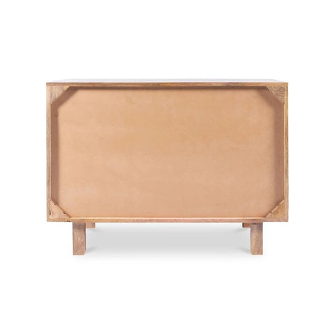 3-Drawer Solid Mango Wood Chest | Compact Bedroom Storage Dresser – Oakvello
