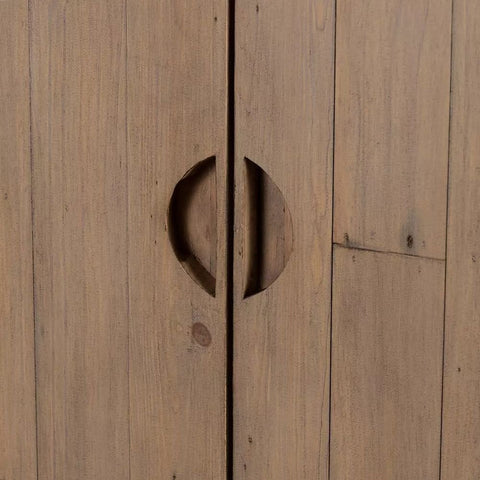 Solid Mango Wood Wardrobe | Spacious Bedroom Storage Furniture – Oakvello