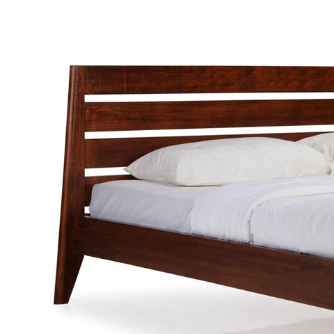 Solid Wood King Size Bed | Handcrafted Premium Bedroom Furniture – Oakvello