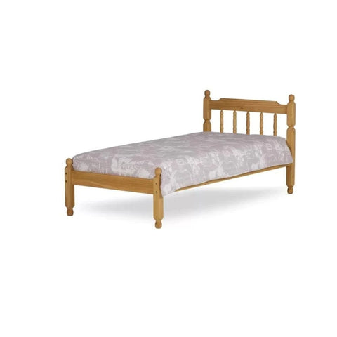 Jodhpuri Solid Pine Wood Bed | Handcrafted Heritage Bedroom Furniture – Oakvello