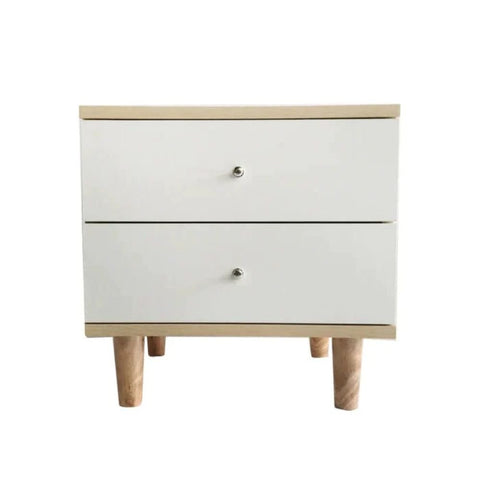 Multi-Drawer Box Design Solid Wood Bedside Table | Bedroom Nightstand – Oakvello