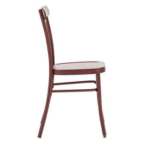 Metal Dining Chair Set of 2 | Industrial Style Kitchen Seating – Oakvello