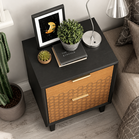 Modern Solid Wood End Table | Living Room Accent Side Table – Oakvello