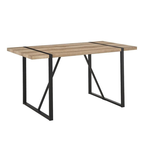 Rectangular Solid Wood Dining Table | Seats 4-6 | Kitchen Furniture – Oakvello