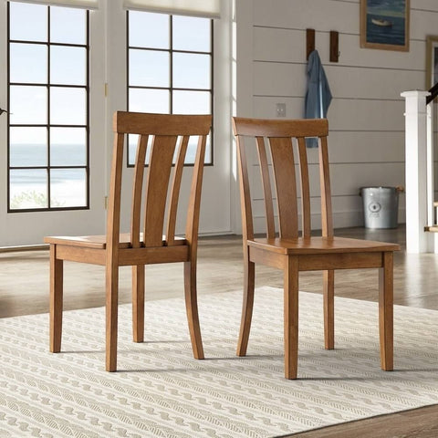 Solid Sheesham Wood Dining Chair Set of 2 | Premium Kitchen Seating – Oakvello