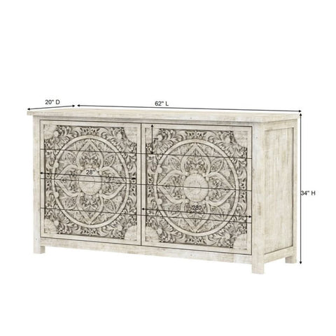 Solid Wood 8-Drawer Chest | Large Bedroom Storage Dresser – Oakvello