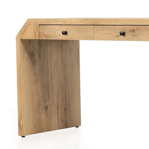 Frasier Solid Wood Study Table | Stylish Home Office Writing Desk – Oakvello