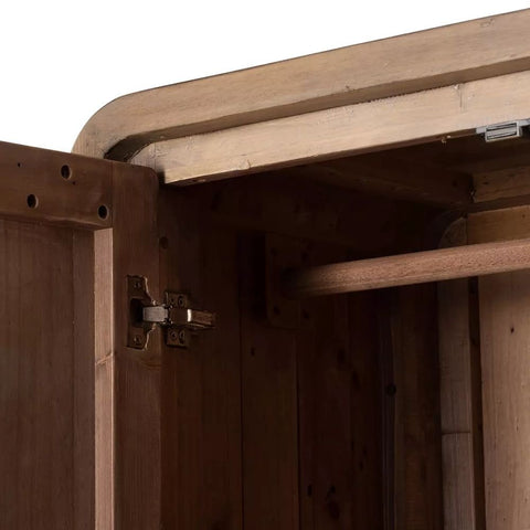 Solid Mango Wood Wardrobe | Spacious Bedroom Storage Furniture – Oakvello