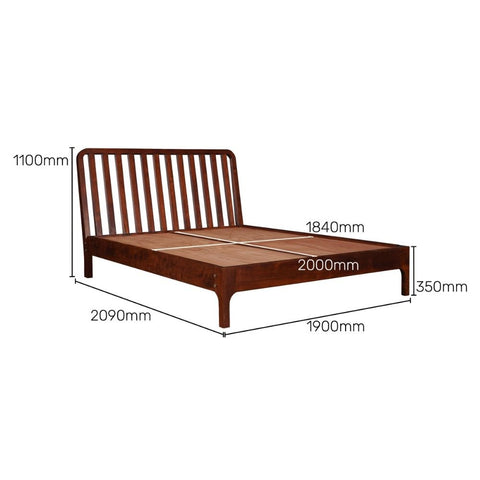 Solid Wood King Size Bed | Premium Bedroom Furniture – Oakvello